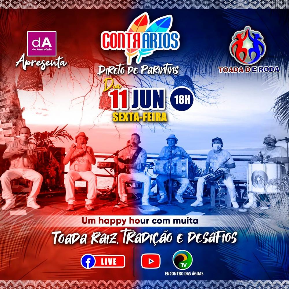 Em clima de boi-bumbá, ‘Live Contrários’ terá Toada de Roda nesta sexta (11), direto de Parintins