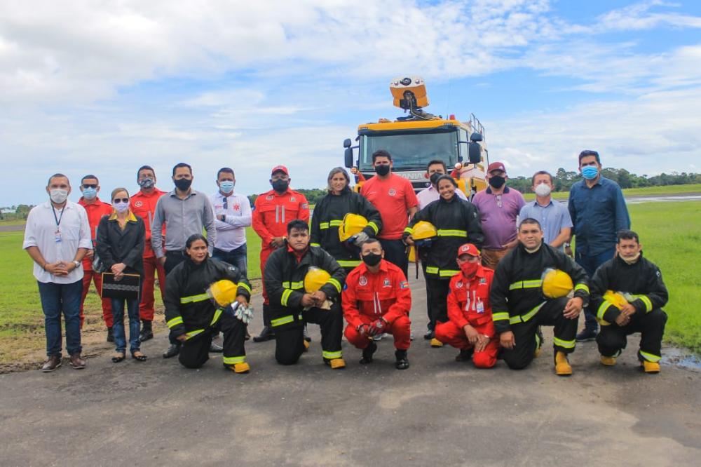 Prefeitura de Parintins anuncia melhorias na seção contra incêndio do aeroporto Júlio Belém