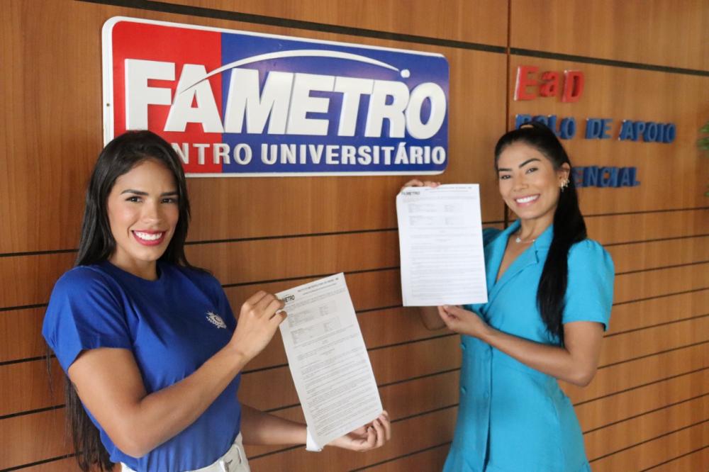 Itens do Boi Caprichoso são as novas embaixadoras do Centro Universitário Fametro