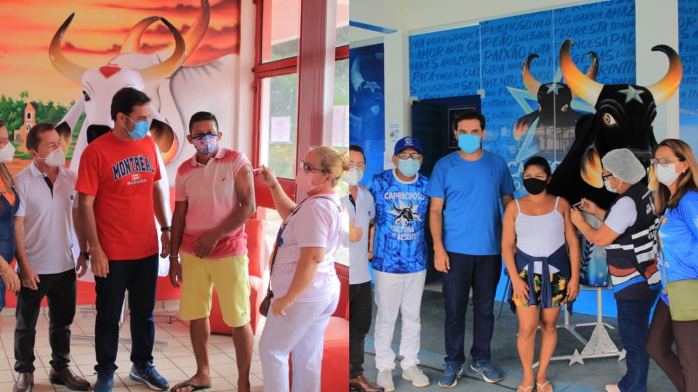 Garantido e Caprichoso intensificam esforços para imunização contra covid-19 em Parintins