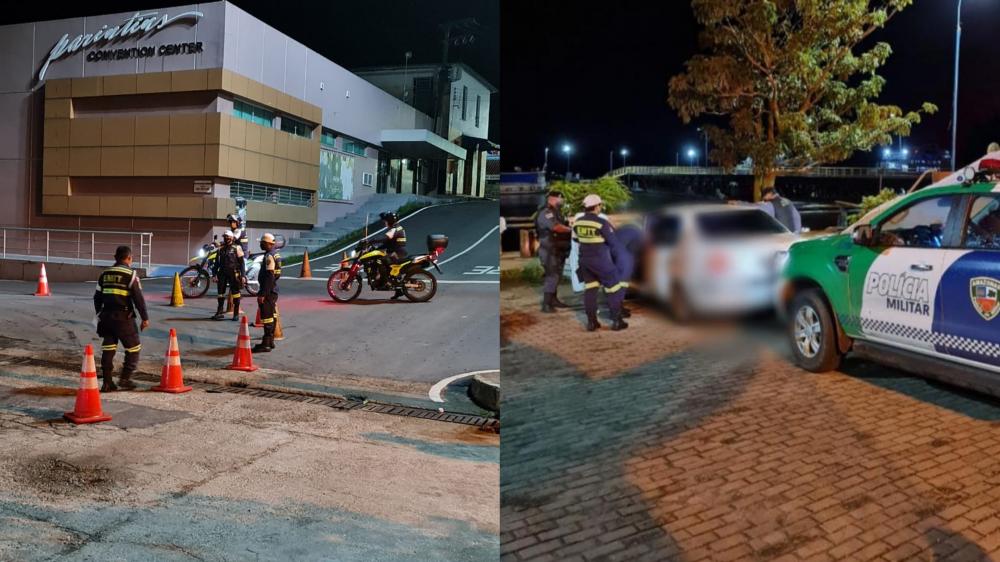 Operação entre EMTT e PM realizam apreensão de veículos irregulares em Parintins