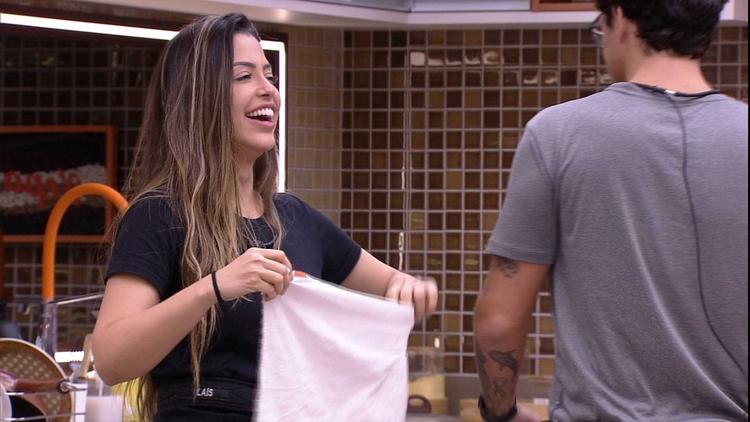 Laís especula botar Arthur no monstro: 'Já vou para o Paredão'