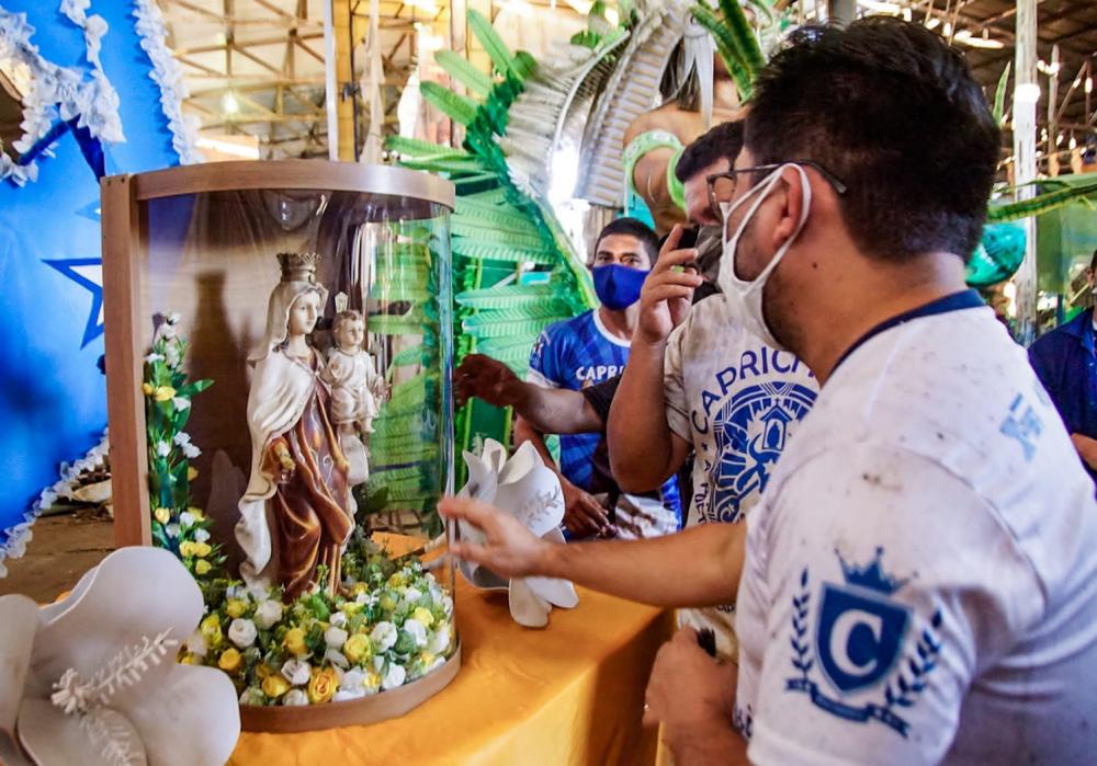 Boi Caprichoso realiza missa de abertura dos trabalhos de galpão nesta sexta-feira