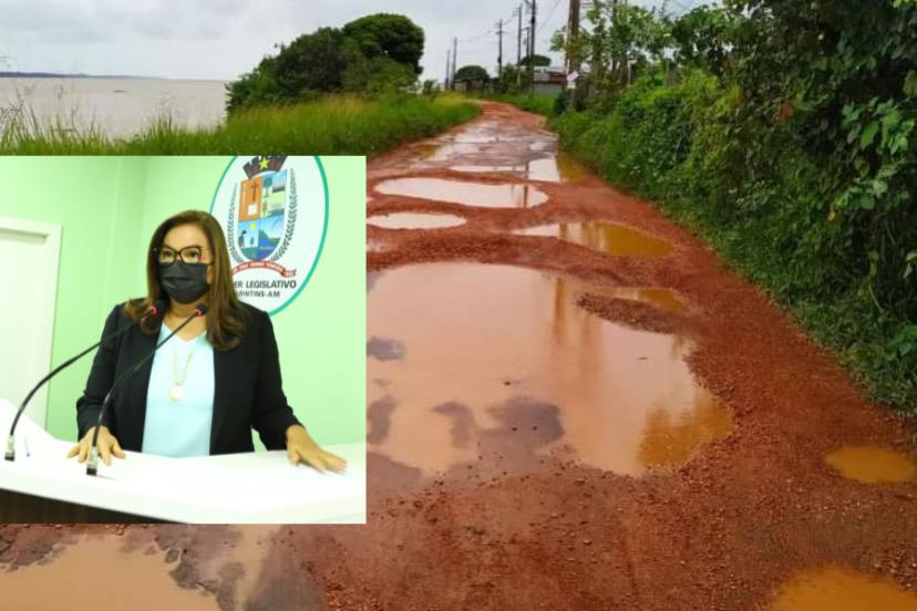 Márcia Baranda recebe apoio de vereadores ao reiterar pedido de urgência nas obras na rua Nakauth