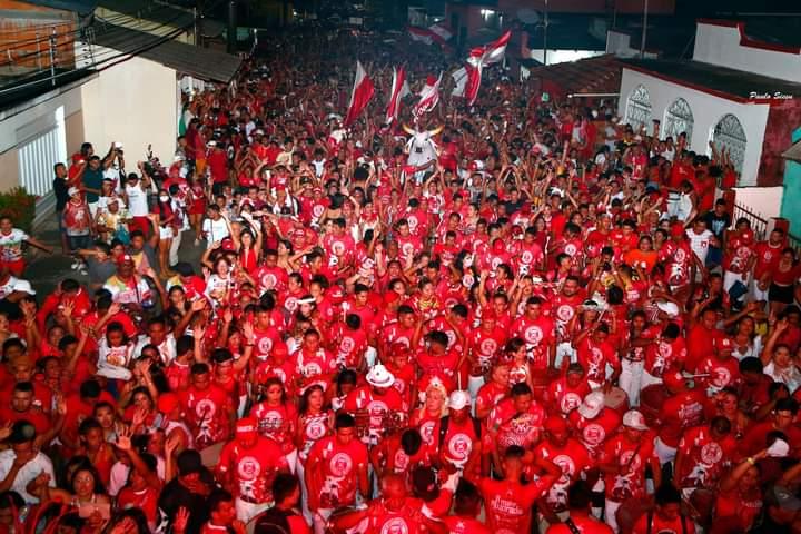 Com mais de 30 mil pessoas nas ruas, Boi Garantido realiza a maior Alvorada da história