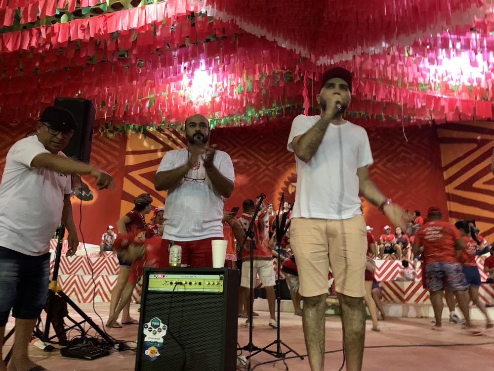 Artistas excluídos pela gestão do Garantido comandam show após derrota no curral Lindolfo Monteverde