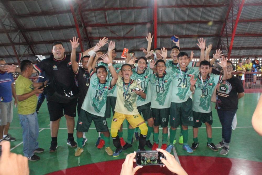 Futsal Infantil do Carmo Parintins é campeão dos Jogos Escolares do Amazonas 2022