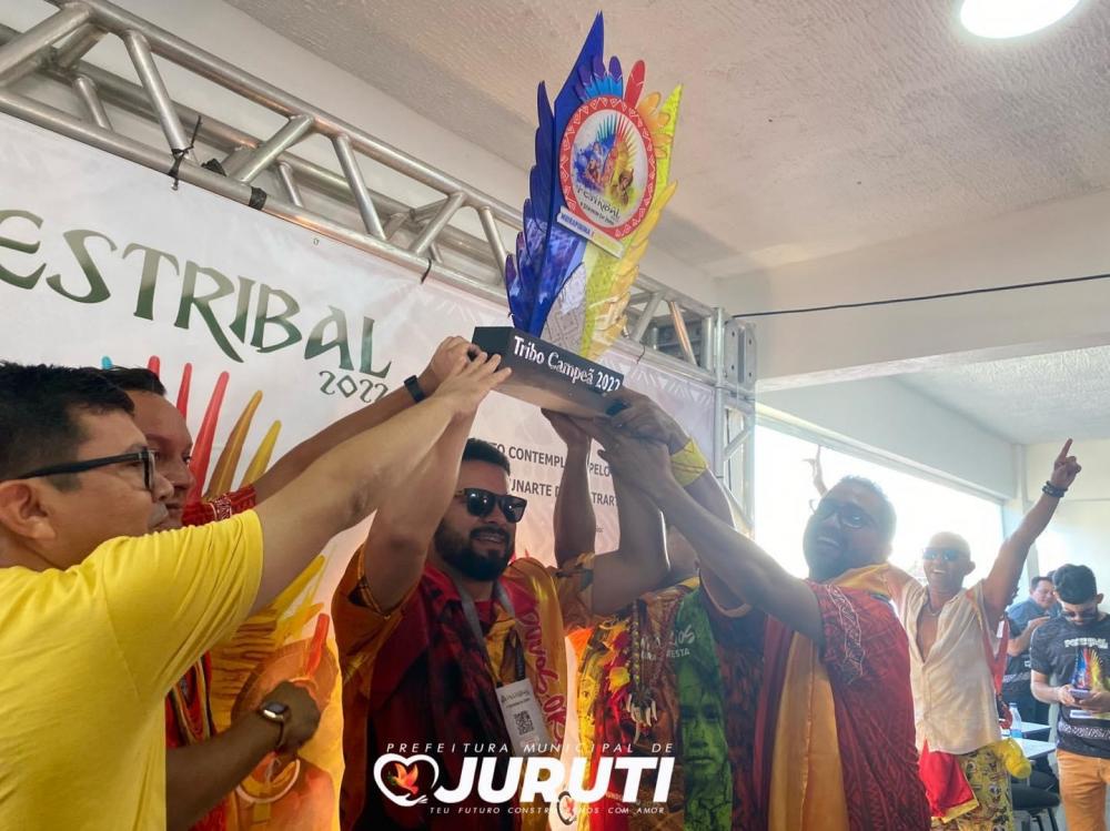 Com os ‘Povos Originários’, Tribo Munduruku é campeã do Festribal de Juruti 2022