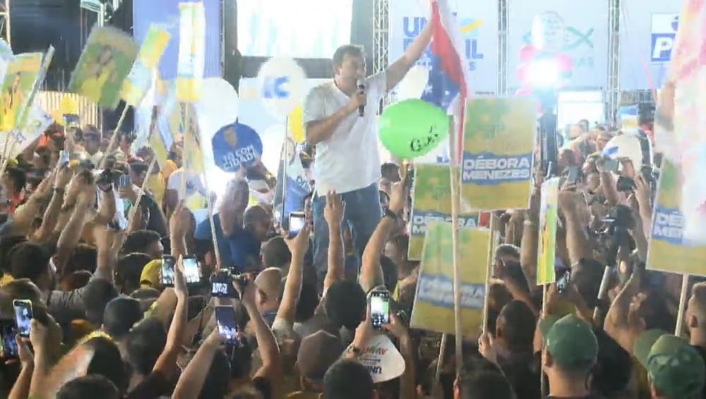Wilson Lima é confirmado candidato à reeleição ao Governo em convenção com mais de 30 mil pessoas