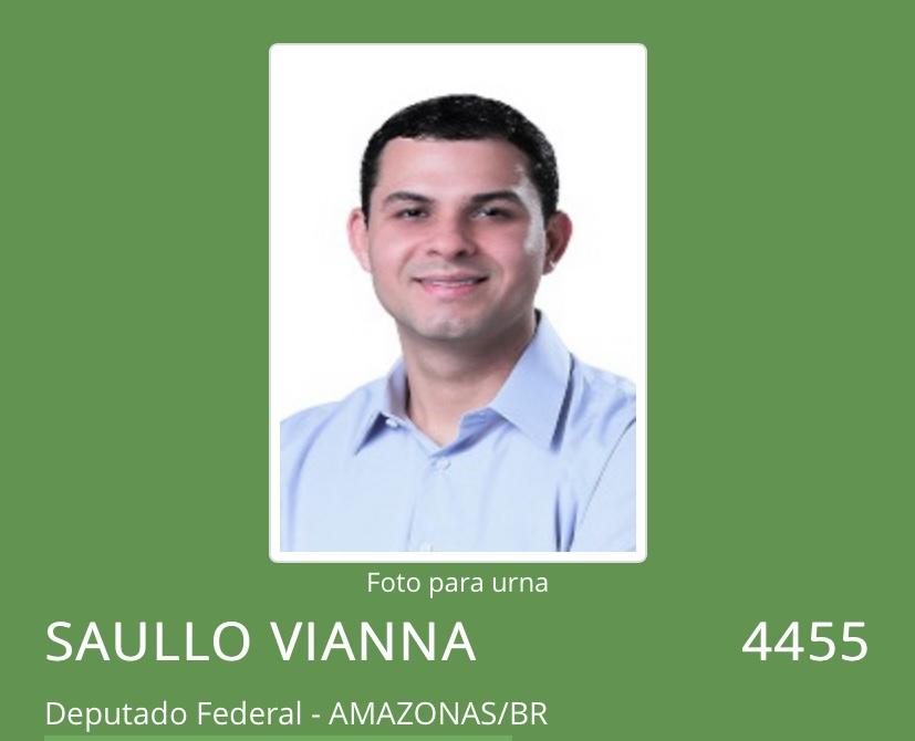 Saullo Vianna tem candidatura como deputado federal registrada no TRE-AM