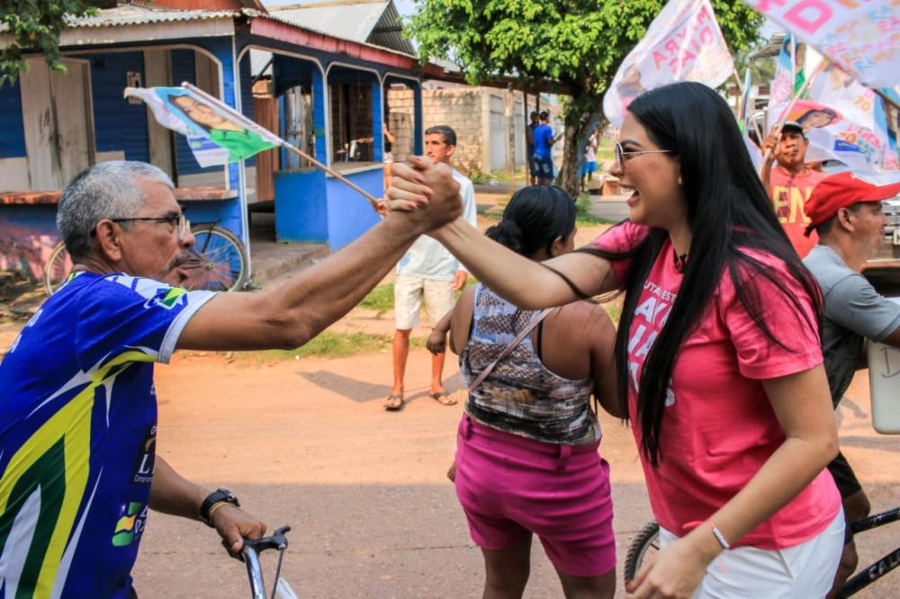 Creche, ginásio poliesportivo e fortalecimento do Festival de Nova Olinda do Norte são projetos de Mayra Dias