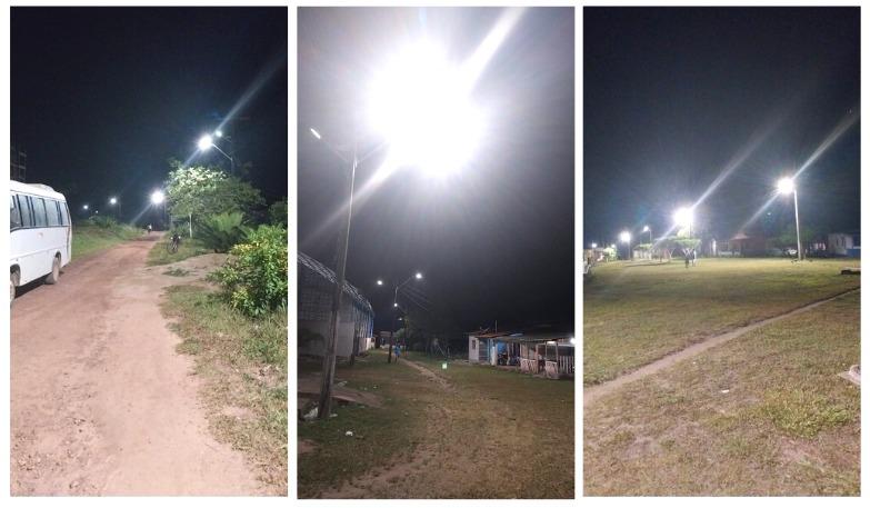 Comunidade da Valéria, ponto turístico de Parintins, recebe lâmpadas em led do 'Ilumina+Amazonas'