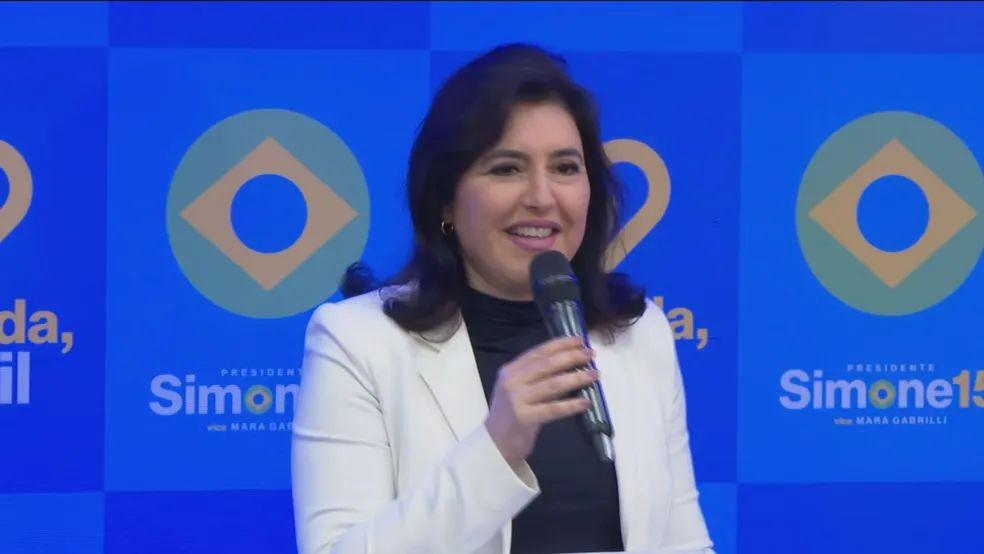 Simone Tebet, terceira colocada nas eleições, declara apoio a Lula no segundo turno