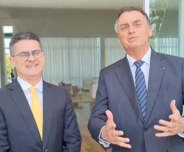 Após reunião em Brasília, David Almeida pede voto para Bolsonaro e Wilson Lima