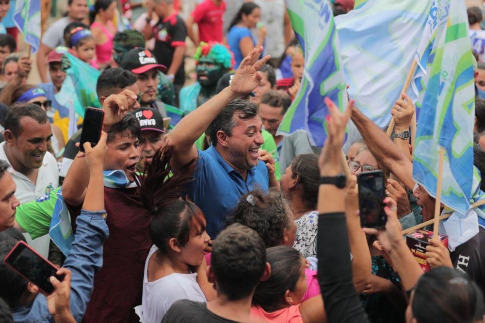 Wilson Lima chega a 62% dos votos válidos e abre 24 pontos de vantagem sobre Braga