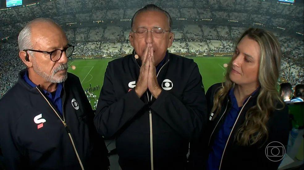 Galvão Bueno se emociona em despedida das narrações de Copa do Mundo pela TV Globo