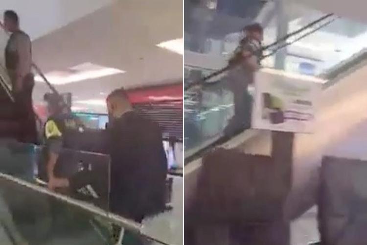 Criminosos perseguem e tentam esfaquear homem dentro de shopping em Manaus