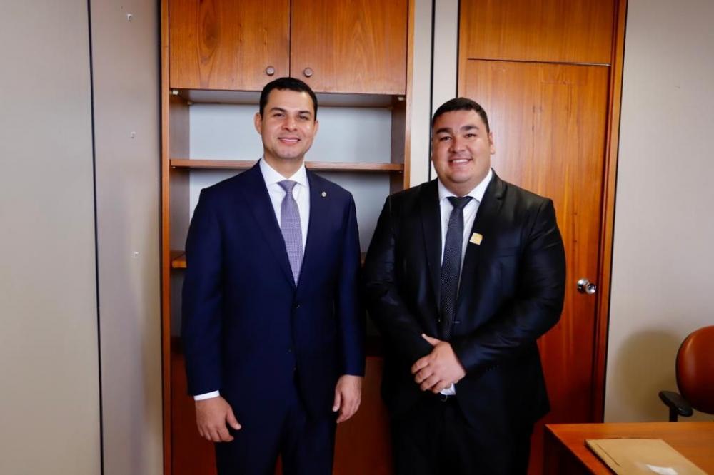 Alex Garcia participa da posse do deputado federal, Saullo Vianna, em Brasília