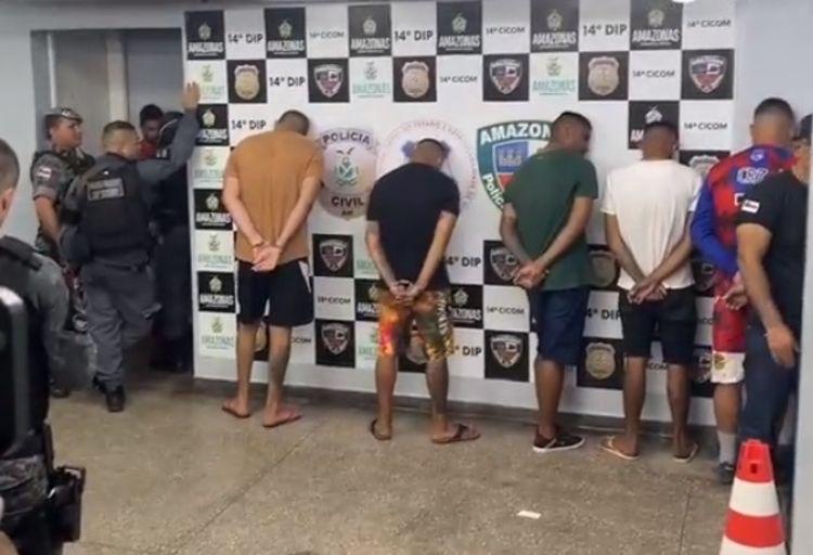 Integrantes de facção criminosa são presos durante partida de futebol em Manaus   