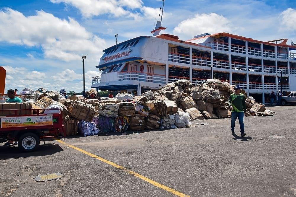 Em um ano, programa “Coleta Seletiva” recicla mais de 100 toneladas de resíduos sólidos em Nhamundá 