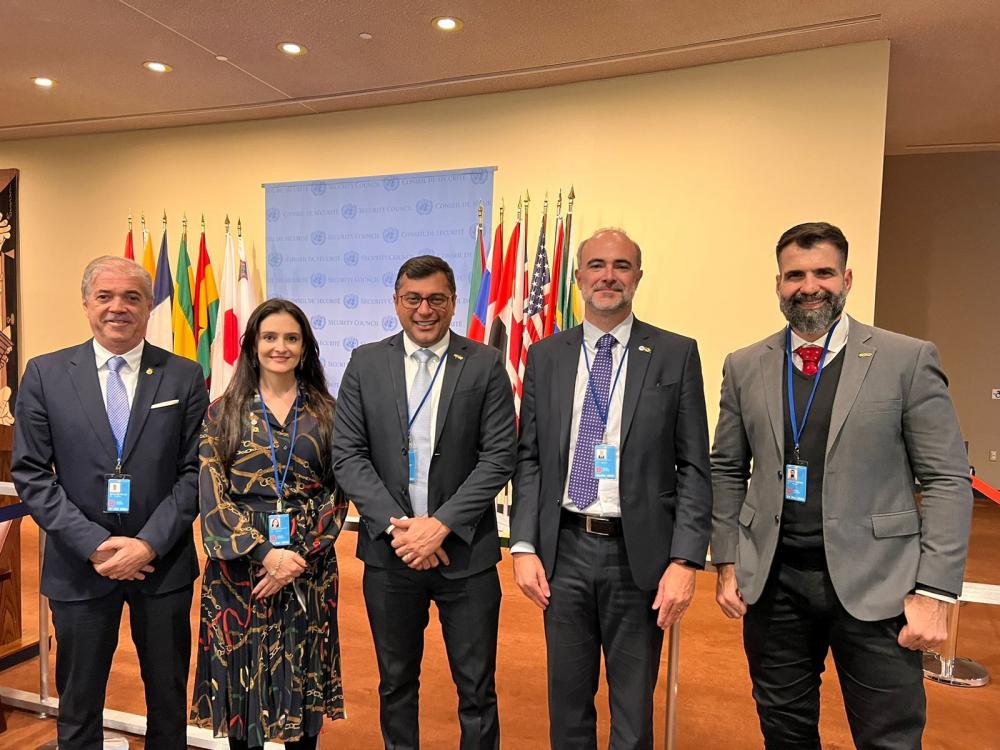 Wilson Lima busca parcerias para ampliar ações na área de recursos hídricos, durante conferência da ONU