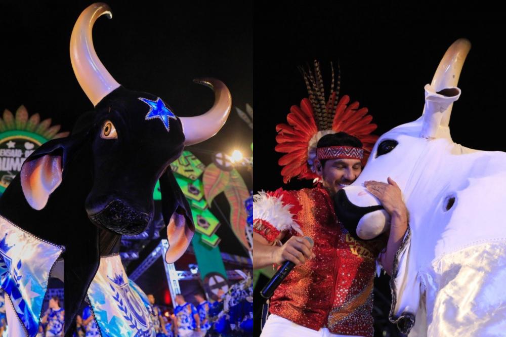 Caprichoso e Garantido lotam o Sambódromo em noite de estreia do ‘Ensaio dos bumbás’