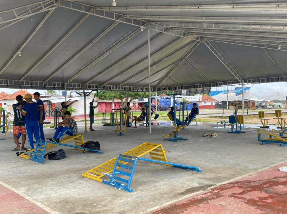 Márcia Baranda solicita a construção de academia ao ar livre no Residencial Parintins