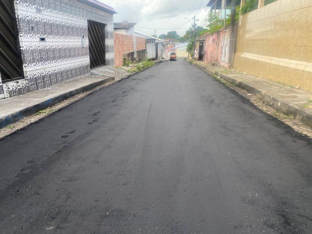 Ruas do conjunto Ajuricaba recebem pavimentação com o apoio de Jander Lobato