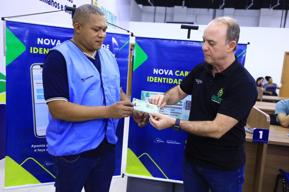 Amazonas inicia a entrega das primeiras remessas da nova Carteira de Identidade Nacional