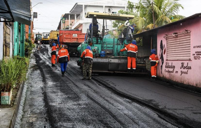Prefeitura intensifica ações do programa ‘Asfalta Manaus’ no Cidade de Deus