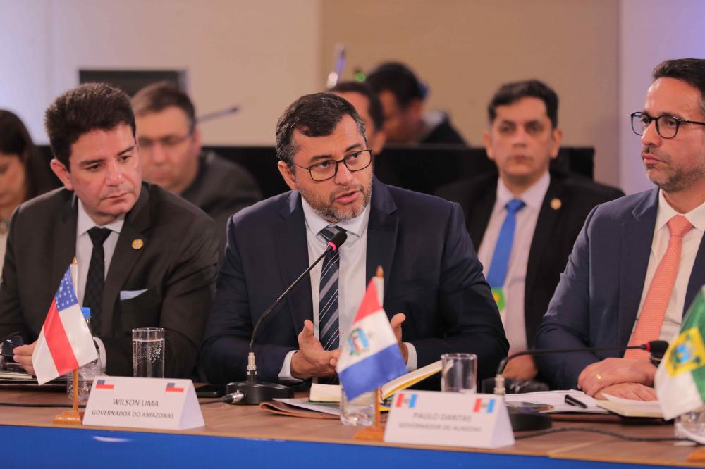 Em fórum de governadores, Wilson Lima defende reforma tributária igualitária e com garantias à ZFM