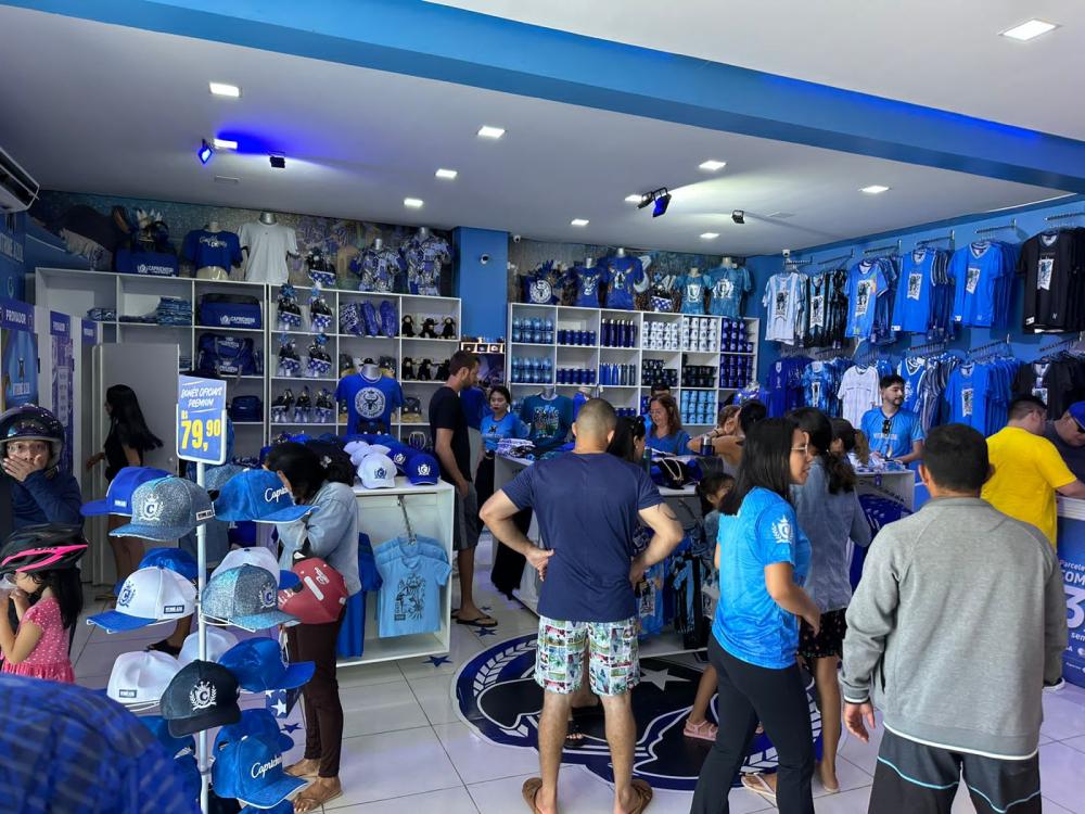 Vitrine Azul: o espaço do torcedor com qualidade no Padrão Caprichoso   