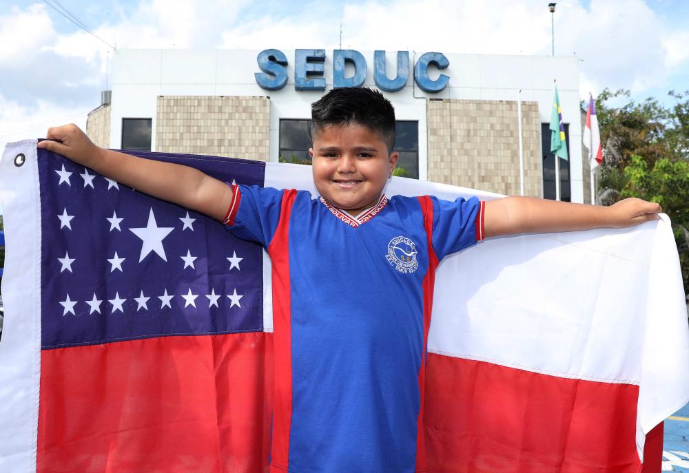 Estudante da rede pública estadual representa o Amazonas no quadro Pequenos Gênios da rede Globo