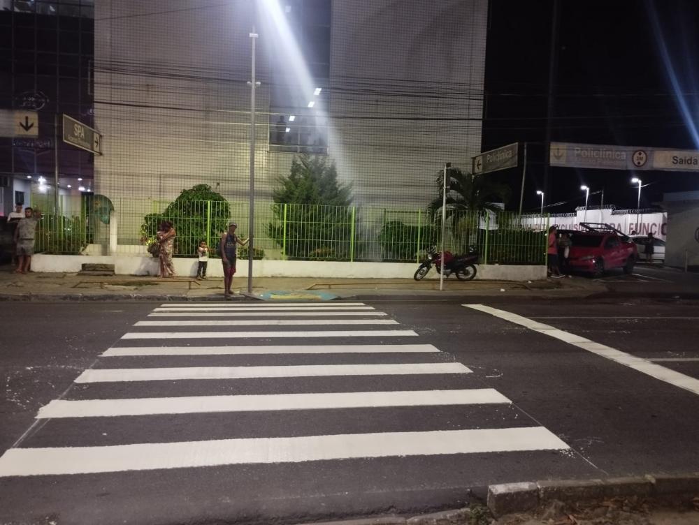 Prefeitura implanta sinalização viária nos bairros de Manaus