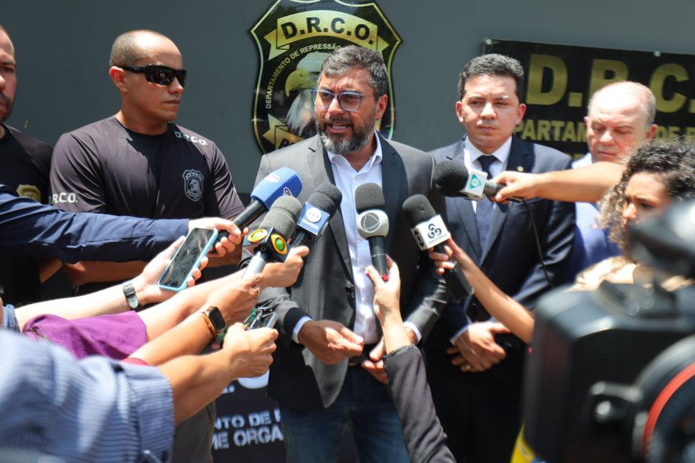 Após maior apreensão de cocaína da história do Amazonas, Wilson Lima destaca investimentos em Segurança Pública