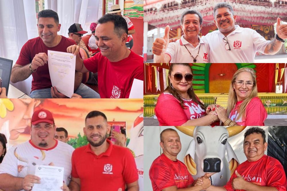 Cinco chapas inscritas para a disputa da presidência do Boi Garantido