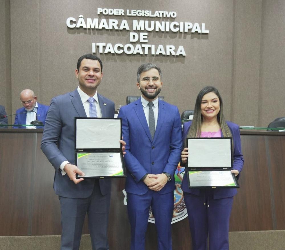 Deputado Saullo Vianna é condecorado com título de Cidadão de Itacoatiara