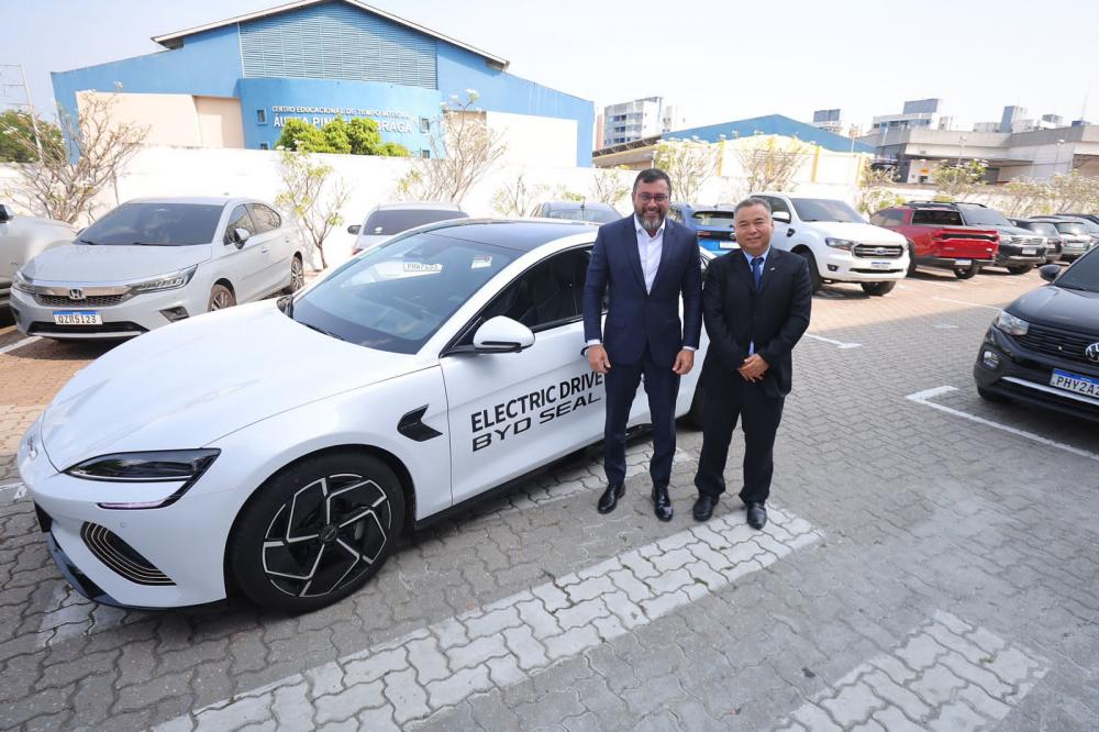 Wilson Lima destaca importância da transição para veículos elétricos em reunião com empresários