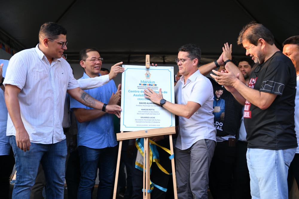 David Almeida reinaugura Cras Compensa 2 que atende 20 mil famílias das zonas Oeste e ribeirinha de Manaus