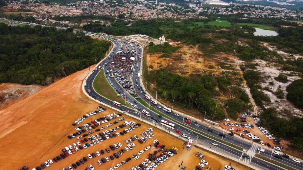 Wilson Lima inaugura primeiro trecho do Rapidão Rodoanel Metropolitano em celebração aos 354 anos de Manaus