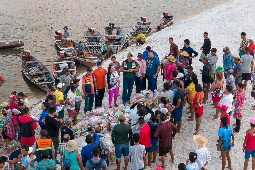 Prefeitura de Parintins leva ação humanitária às regiões de Uaicurapá, Jacu e Jará