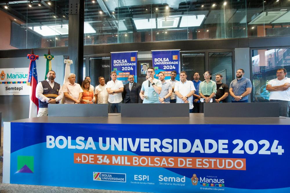 Manaus já tem quase 46 mil inscritos para o Bolsa Universidade 2024 e prazo encerra nesta segunda-feira