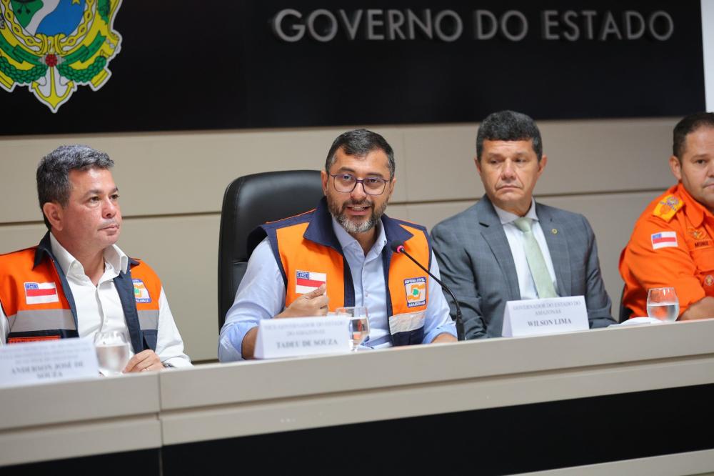 Wilson Lima apresenta plano de implantação do Grupamento de Combate a Incêndio no interior