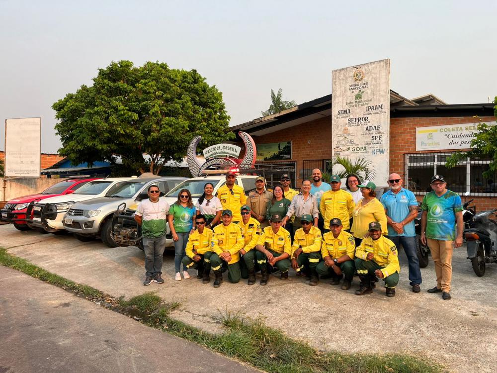 Equipe do PrevFogo chega a Parintins para intensificar o combate aos incêndios nas florestas