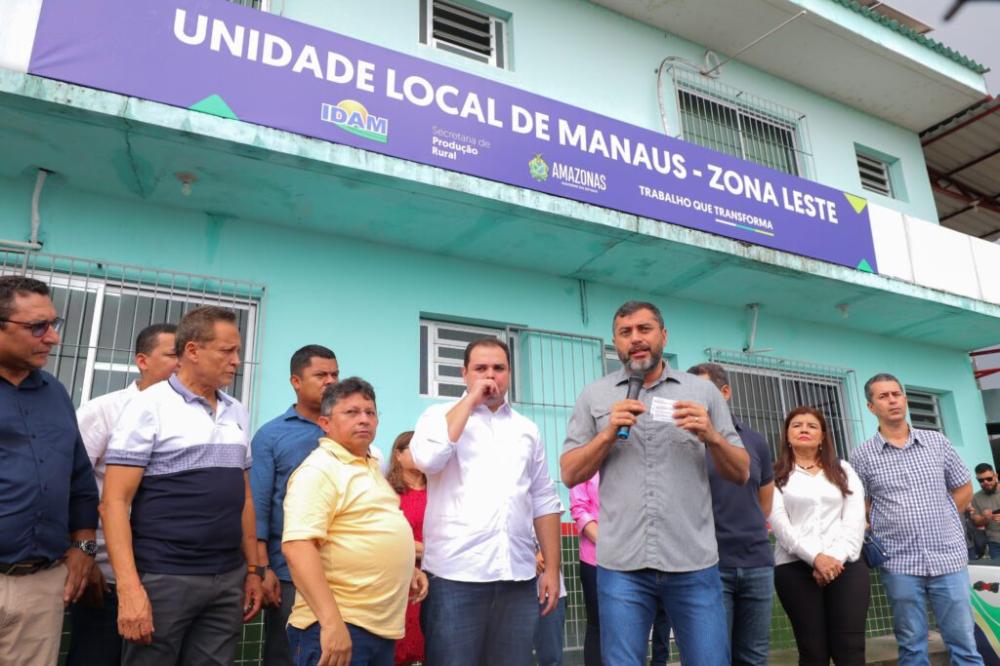 Wilson Lima inaugura unidade do Idam na zona leste de Manaus e destaca ampliação na assistência rural