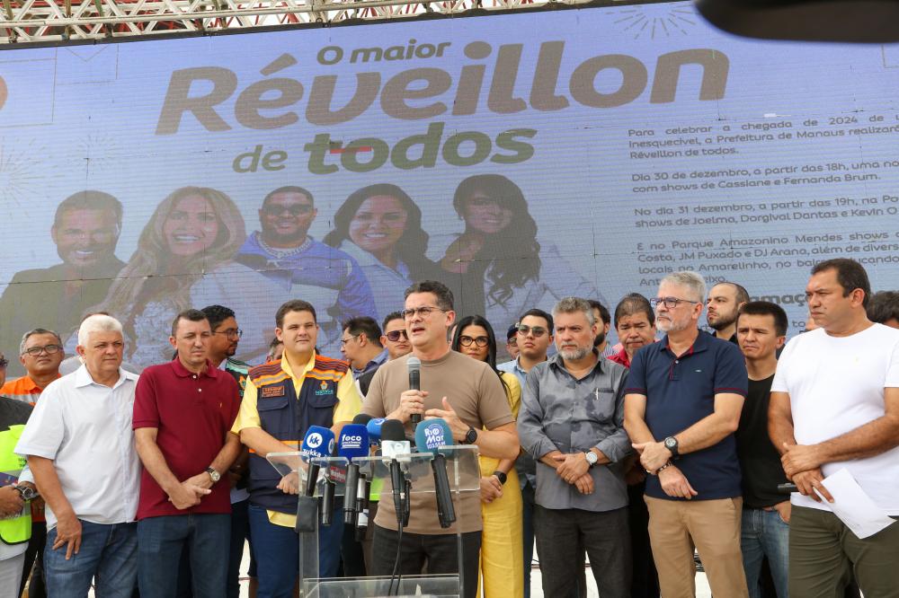 Prefeito David Almeida anuncia line-up do ‘Réveillon de Manaus 2024’ com nove atrações nacionais