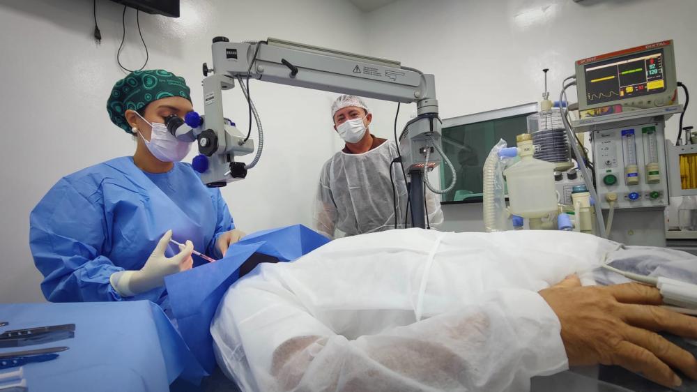 Jornada de cirurgia oftalmológica de pterígio beneficia 30 pacientes em Parintins