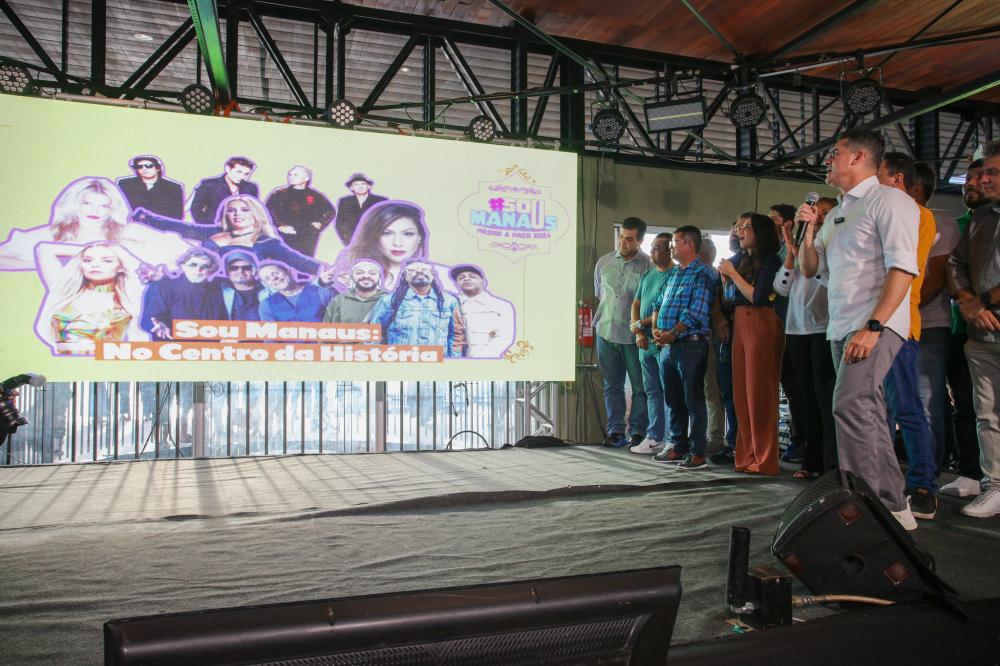 Prefeito David Almeida anuncia sete atrações nacionais para o #Sou Manaus – Passo a Paço 2024