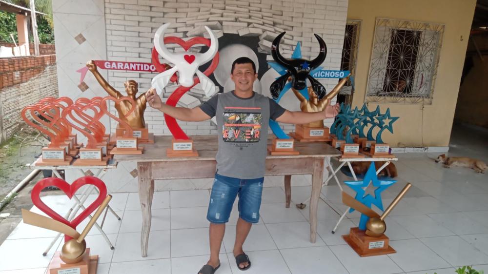 Troféu de campeão do Festival 2024 tem como tema o amor e orgulho da cultura parintinense