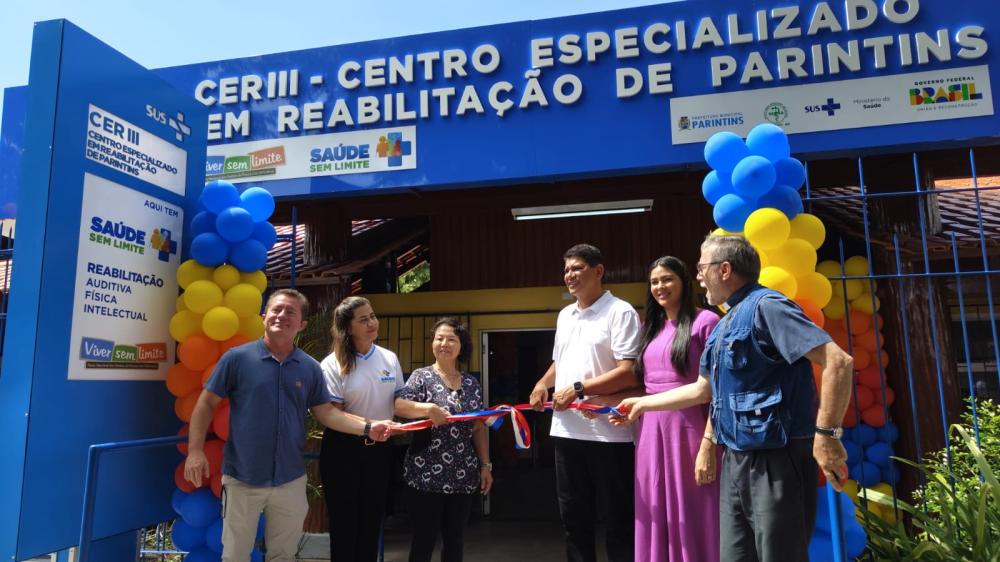 Bi Garcia inaugura Centro de Reabilitação e destaca pioneirismo em saúde no interior do Amazonas